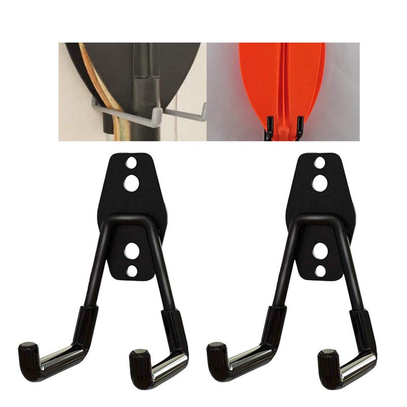 Todefrgu Kayak Oars Holds Rack, Paddle Mount Hanger, Wall Mounts for Oar Hangers, Perfect for Display & Storage, Garage, Dock or Shed, NO Paddle - 2-Pcs - Image 1
